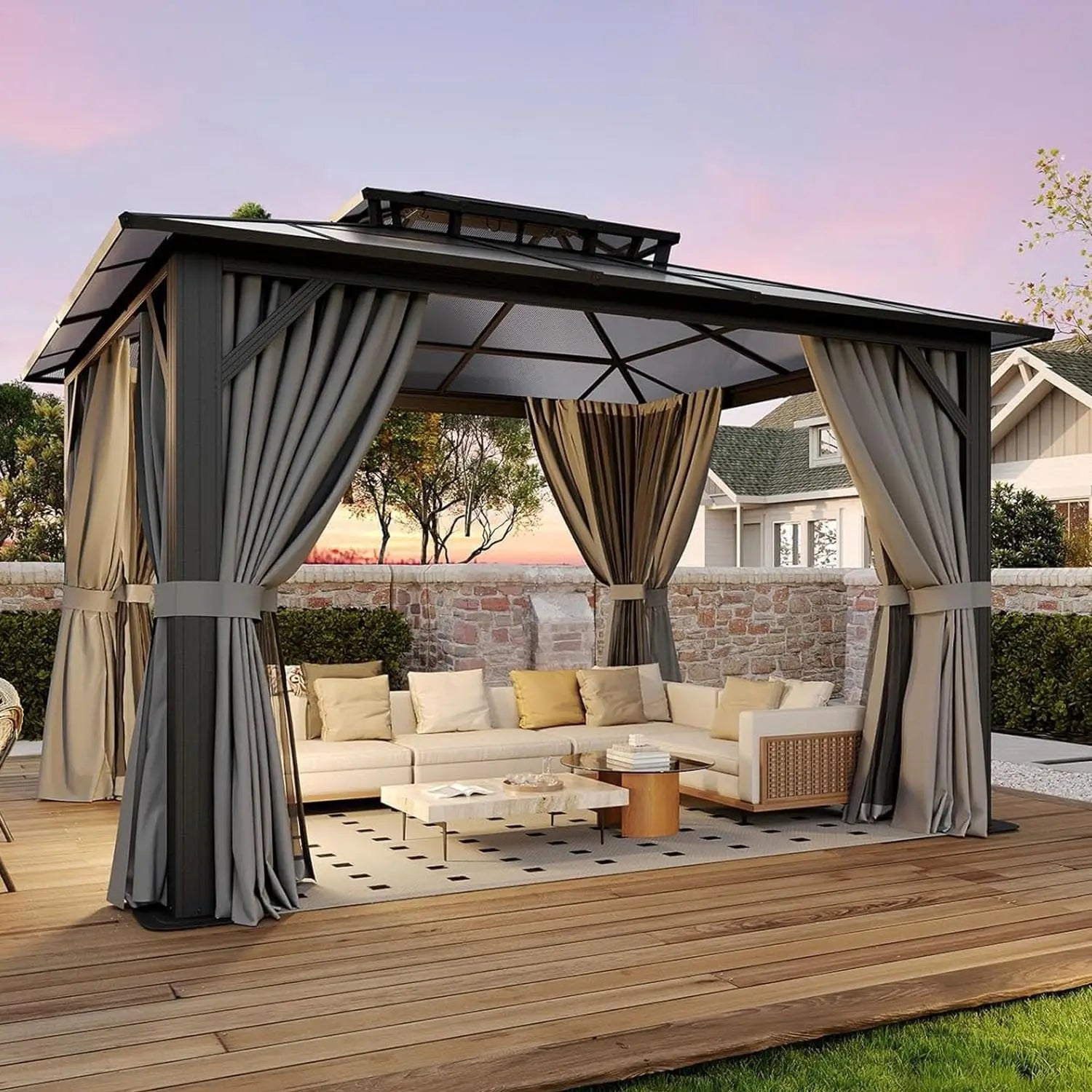 Gardisand™ SkyHaven 10x12 Hardtop Gazebo