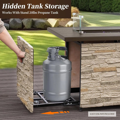 Gardisand™ StoneFlame Elite 50,000 BTU Fire Pit Table