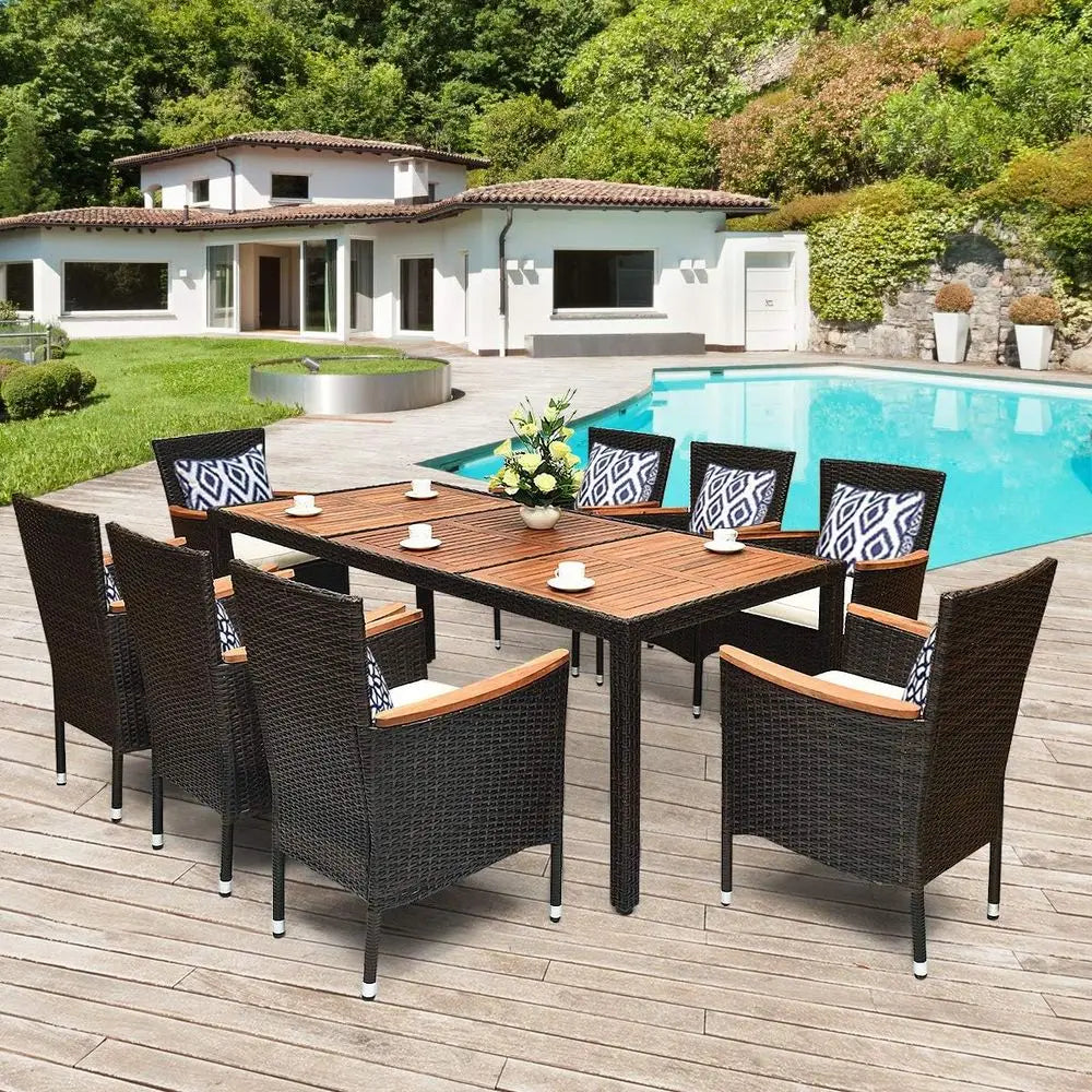 Gardisand™ AcaciaGrand 9-Piece Outdoor Dining Set