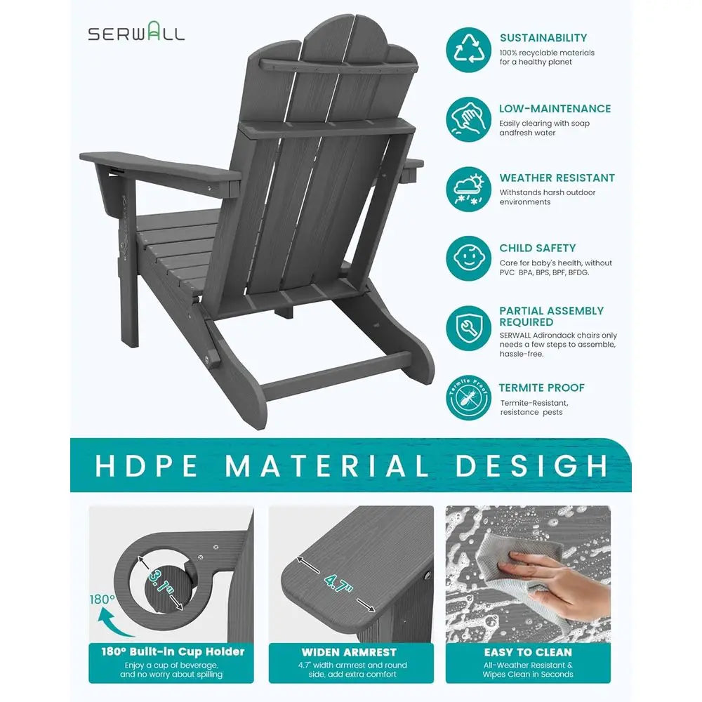 Gardisand™ Evergreen Adirondack Chair