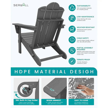 Gardisand™ Evergreen Adirondack Chair
