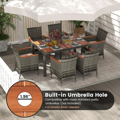Gardisand™ AcaciaLuxe 7-Piece Outdoor Dining Set