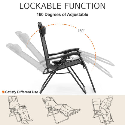 Gardisand™ GravityLuxe Zero Gravity Recliner Chair