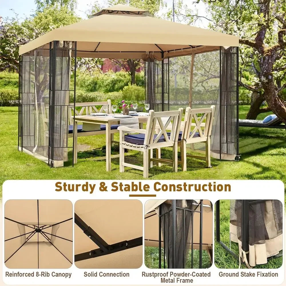 Gardisand™ ShadeHaven 10x10 Outdoor Gazebo