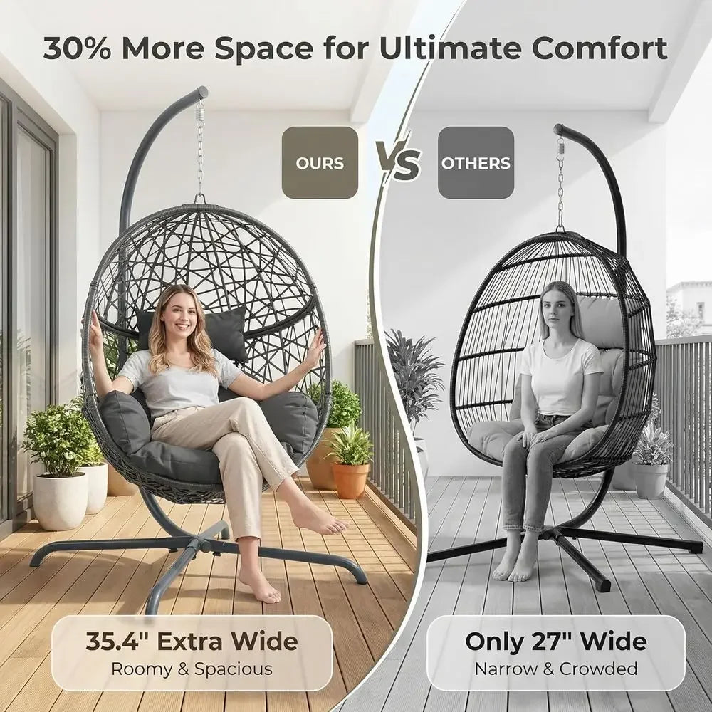 Gardisand™ HavenNest Hanging Egg Chair
