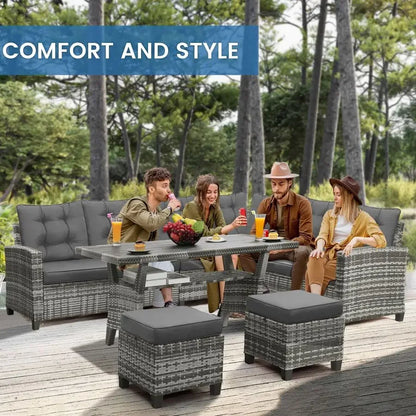 Gardisand™ HavenGather 7-Piece Outdoor Dining Lounge Set