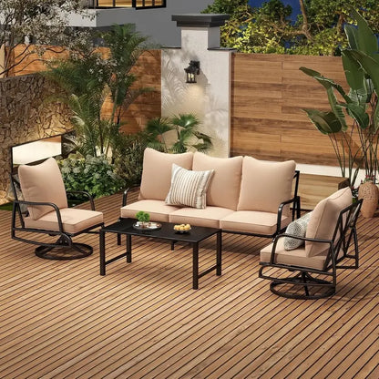 Gardisand™ VistaGlide 4-Piece Swivel Patio Conversation Set
