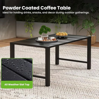 Gardisand™ VistaGlide 4-Piece Swivel Patio Conversation Set