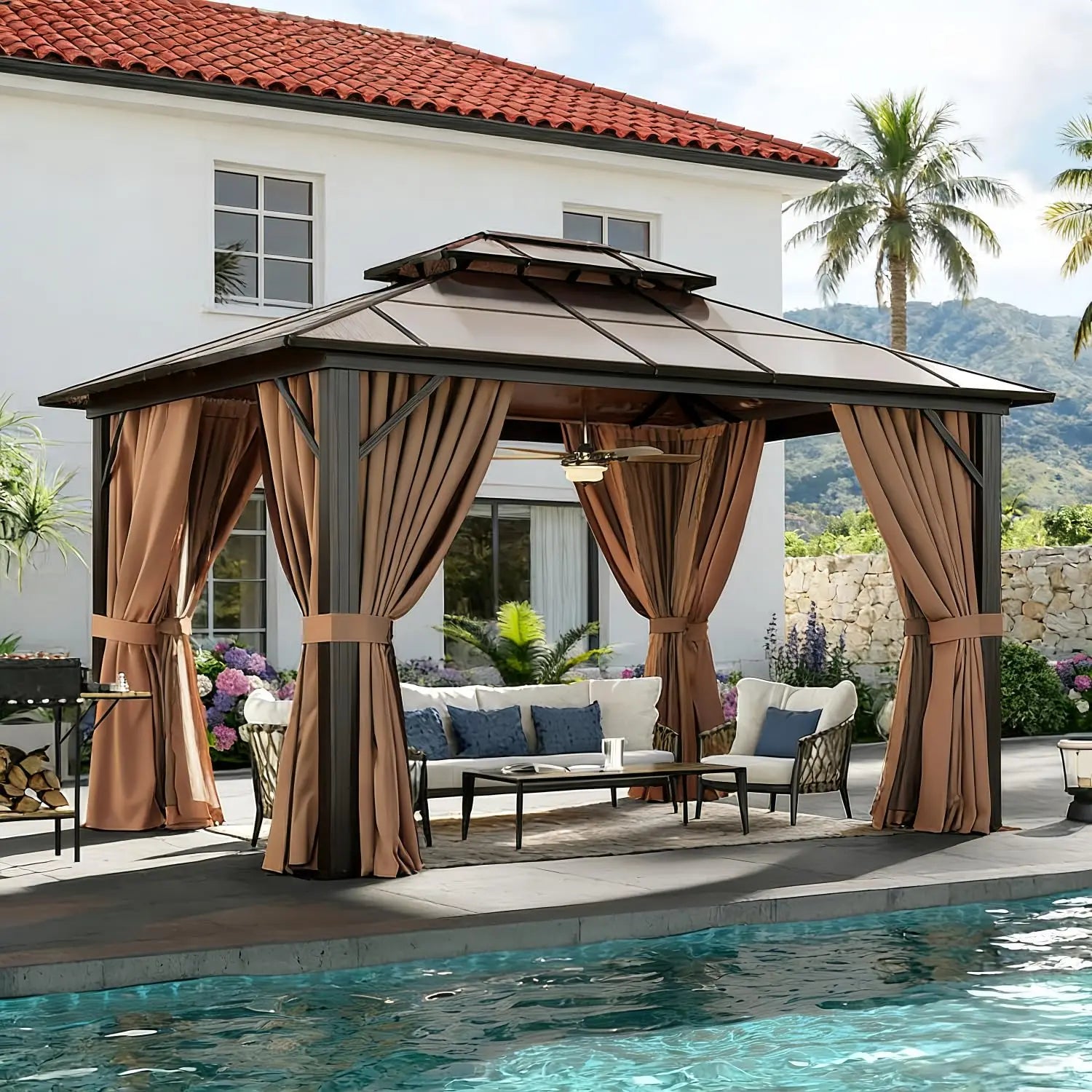 Gardisand™ SkyHaven 10x12 Hardtop Gazebo