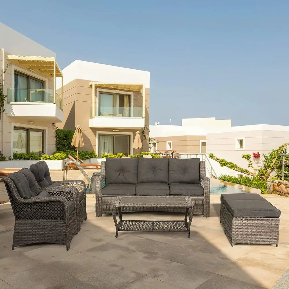Gardisand™ HavenCrest 6-Piece Outdoor Patio Conversation Set