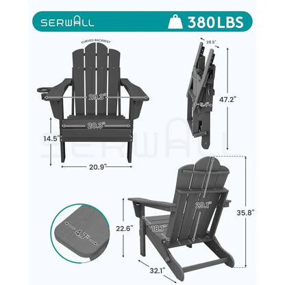 Gardisand™ Evergreen Adirondack Chair