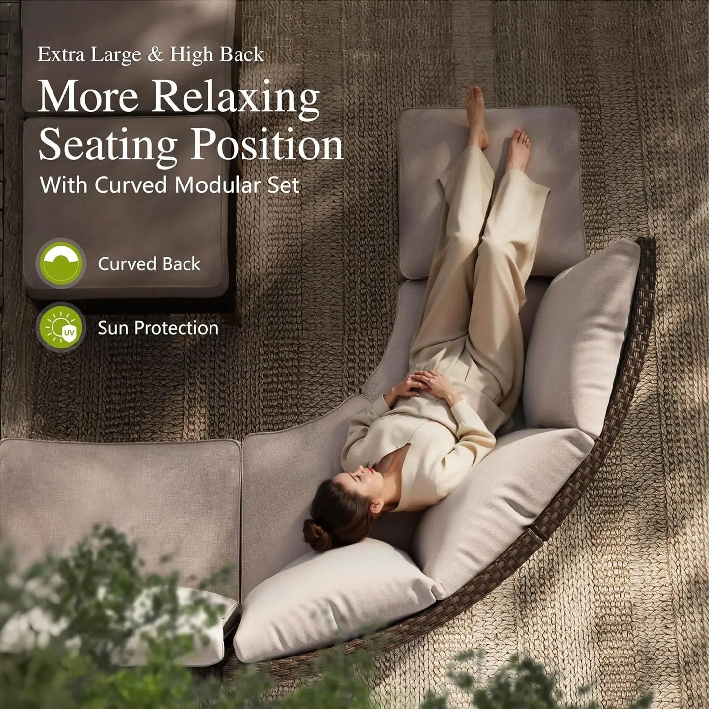 Gardisand™ RoyalCrescent 12-Piece Curved Outdoor Lounge Collection