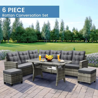 Gardisand™ HavenGather 7-Piece Outdoor Dining Lounge Set