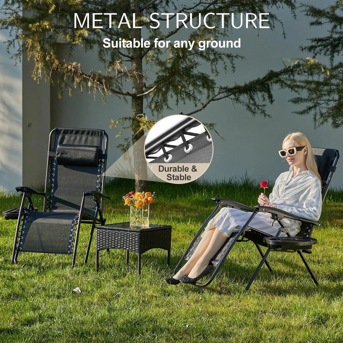 Gardisand™ GravityLuxe Zero Gravity Recliner Chair