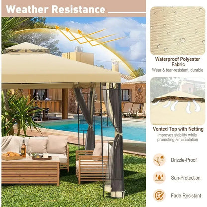 Gardisand™ ShadeHaven 10x10 Outdoor Gazebo