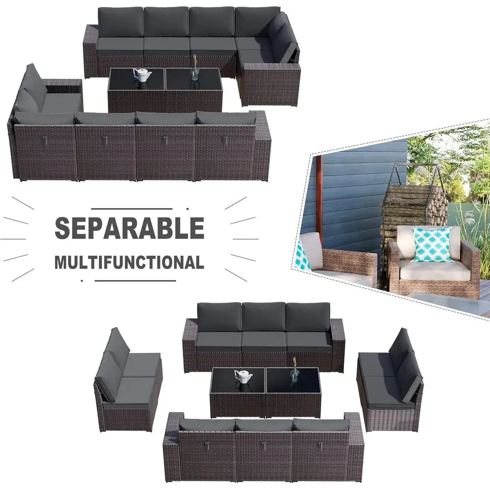 Gardisand™ EstateVista 12-Piece Outdoor Sectional Collection