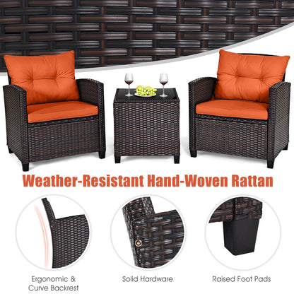 Gardisand™ SunsetLuxe 3-Piece Outdoor Conversation Set
