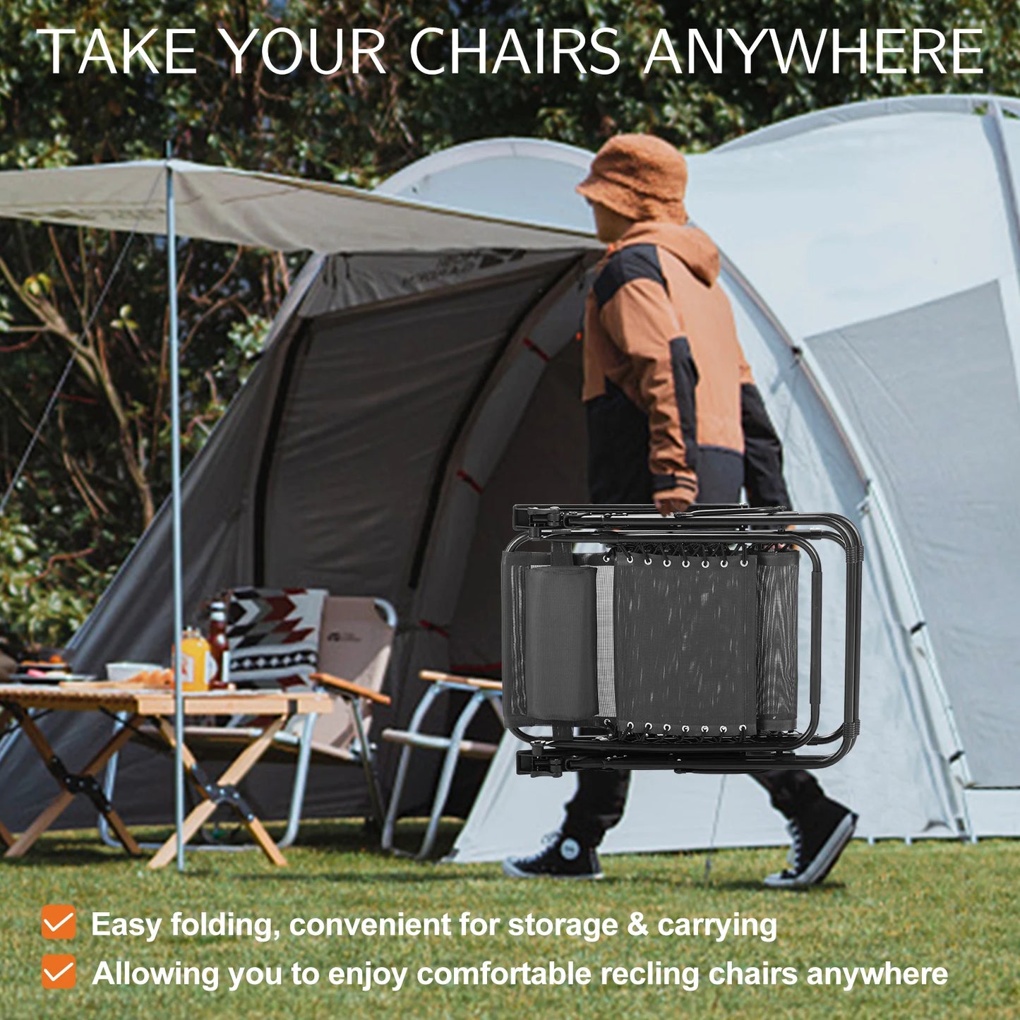 Gardisand™ GravityLuxe Zero Gravity Recliner Chair