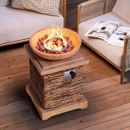 Gardisand™ EmberGlow 20" Outdoor Gas Fire Pit Table