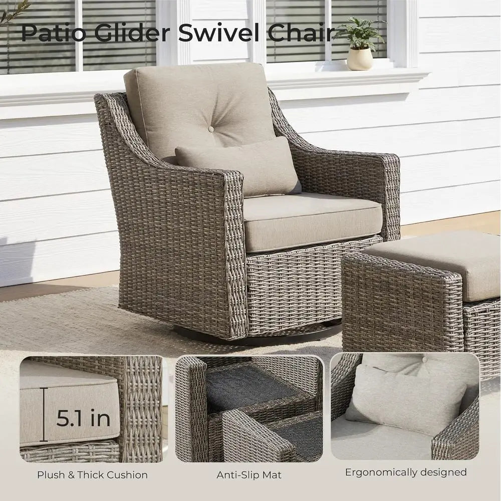 Gardisand™ BreezeNest 3-Piece Bistro Rocking Set