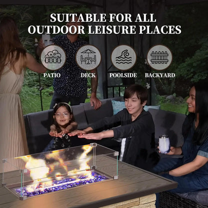 Gardisand™ StoneFlame Elite 50,000 BTU Fire Pit Table