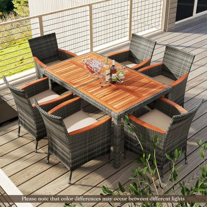 Gardisand™ AcaciaLuxe 7-Piece Outdoor Dining Set