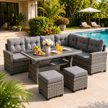 Gardisand™ HavenGather 7-Piece Outdoor Dining Lounge Set